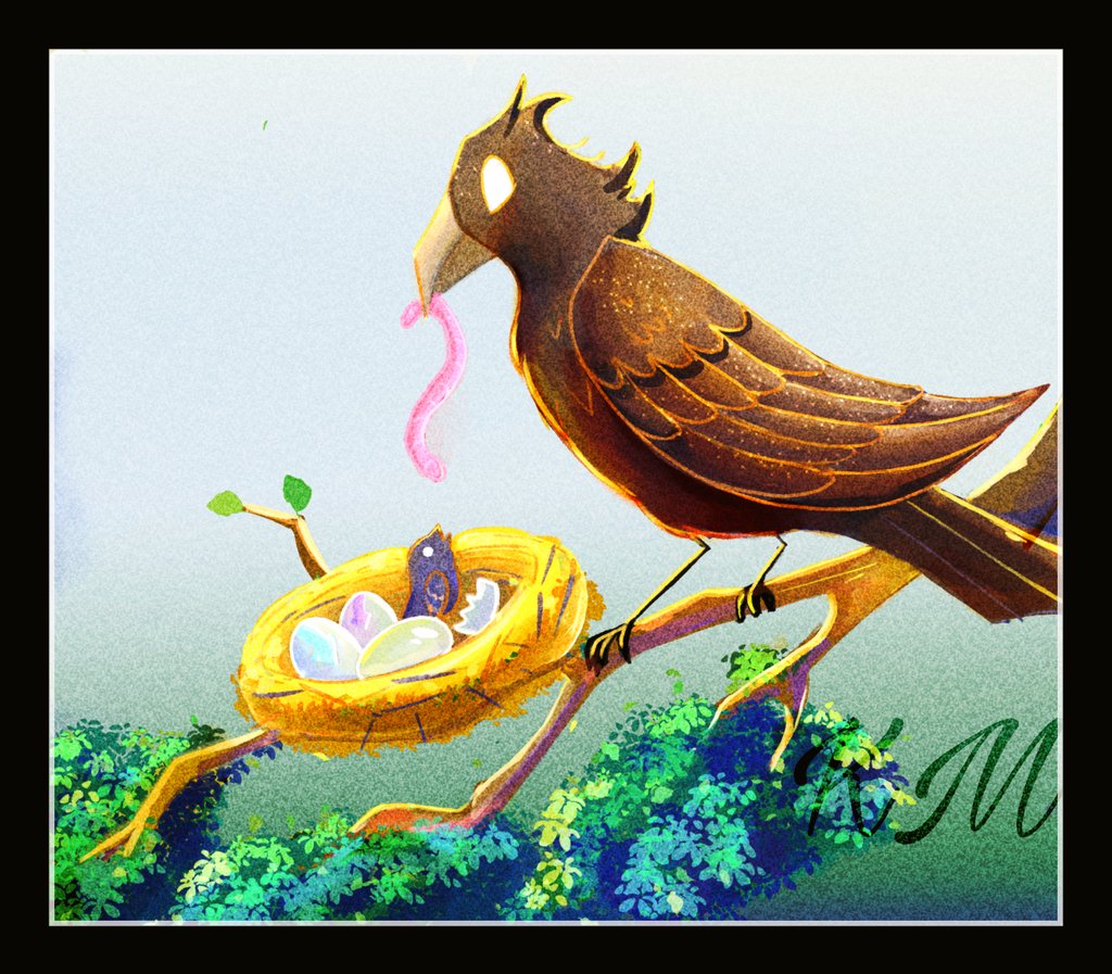 KMAR0077's tweet photo. Quise seguir con los animalitos y escogi a Raven y sus pequeños ✨️🐦‍⬛
@LesserEmmara https://t.co/1oMiVSvPbl
