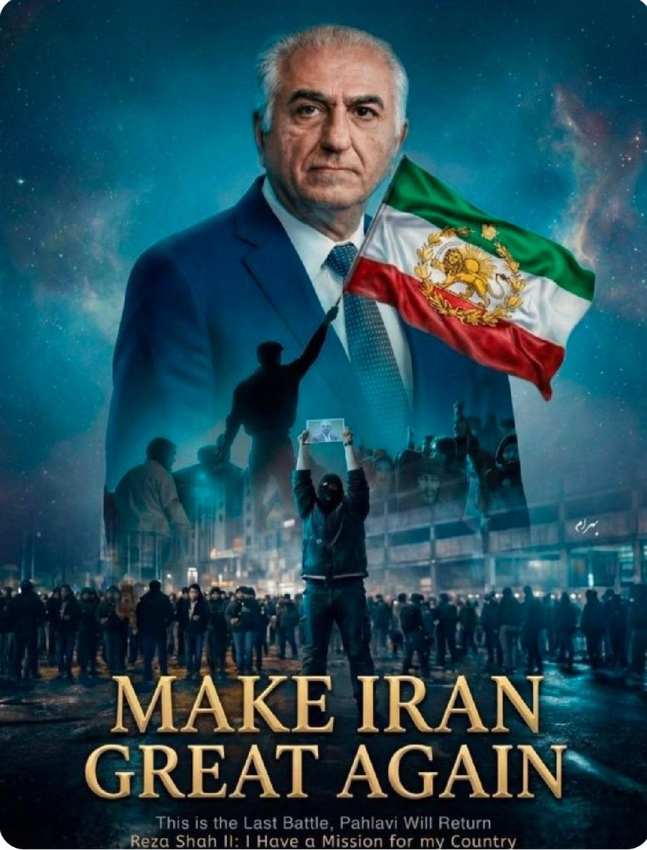 Farzin2536's tweet photo. @WHLeavitt @Shadun79 Yes 100%
#KingRezaPahlaviForIran
#KingRezaPahlavi
#ThankYouTrump
#ThankYouBibi
#ChangeRegime
#DigitalBlackOutIran
#AyatollahBBC
#KingRezaPahlaviVoiceOfIranians https://t.co/G0Ib0FYCYf