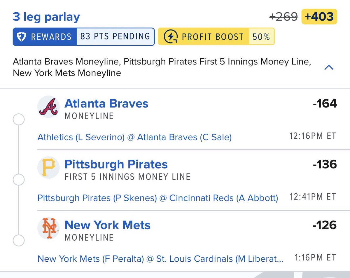 ROADTOMAMBA's tweet photo. First official MLB play of the year 💰
#Gambling𝕏 https://t.co/0X2VLRQMy7