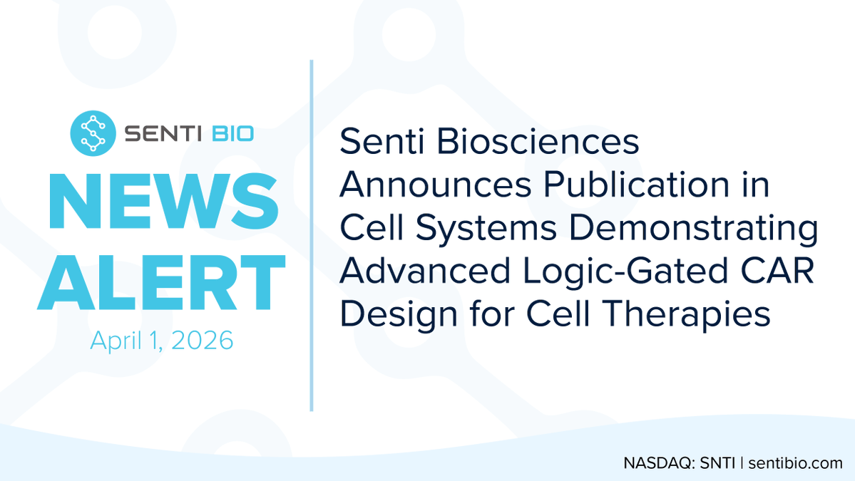 Senti Biosciences tweet media