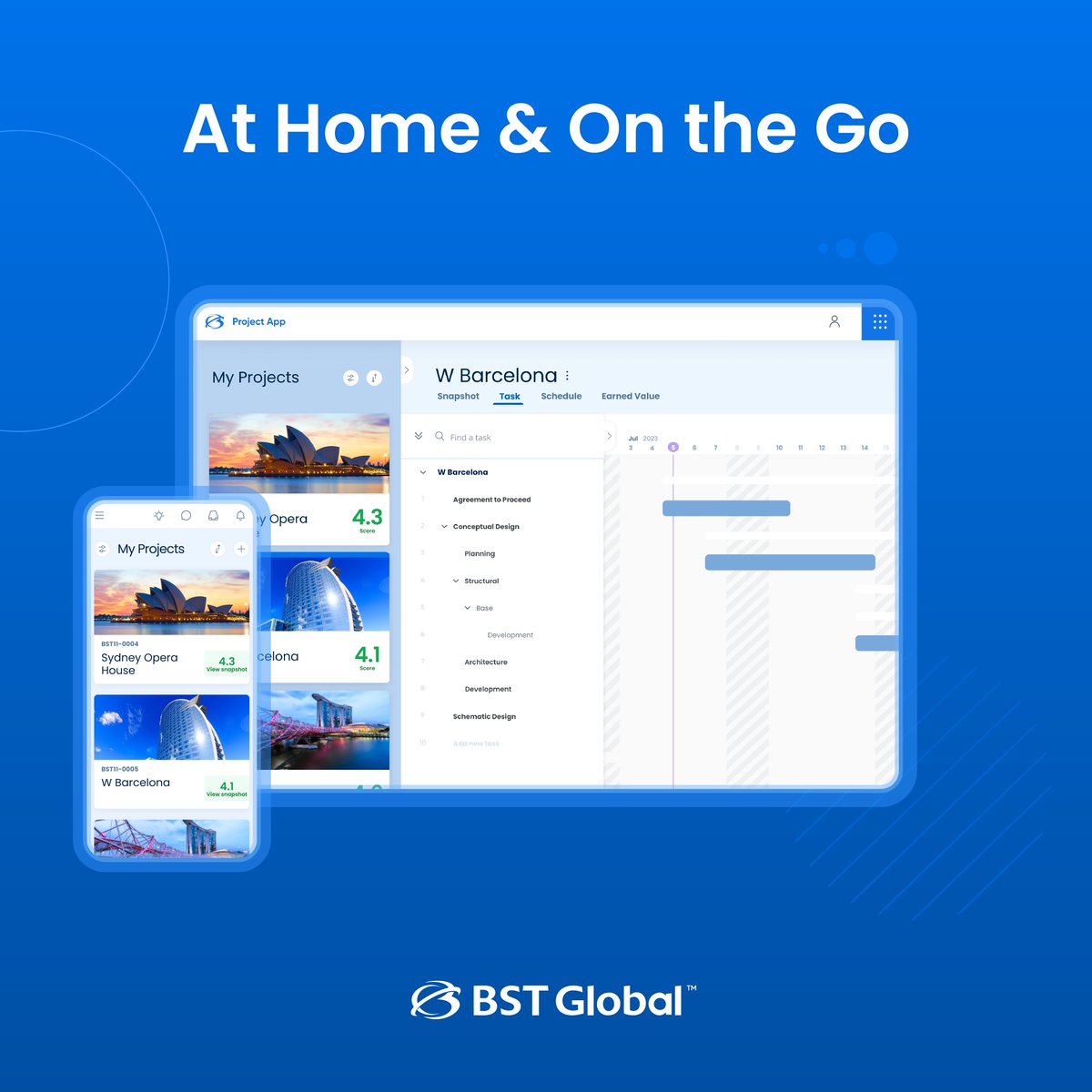 BST Global tweet media