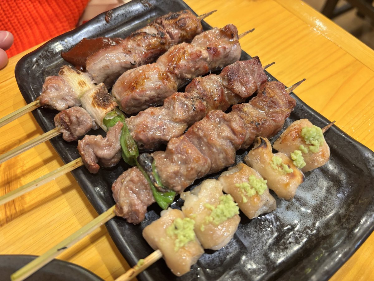 YOU_RASCAL2995's tweet photo. やきとん三吉　美味かった🥹 https://t.co/y6T22SjvYN