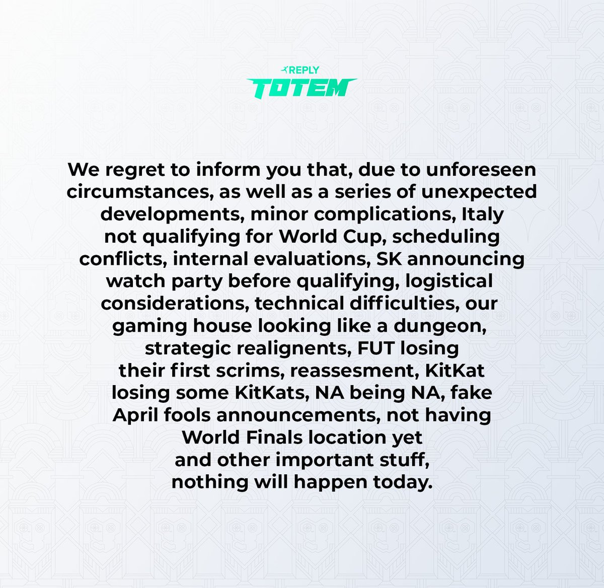 REPLY TOTEM tweet media