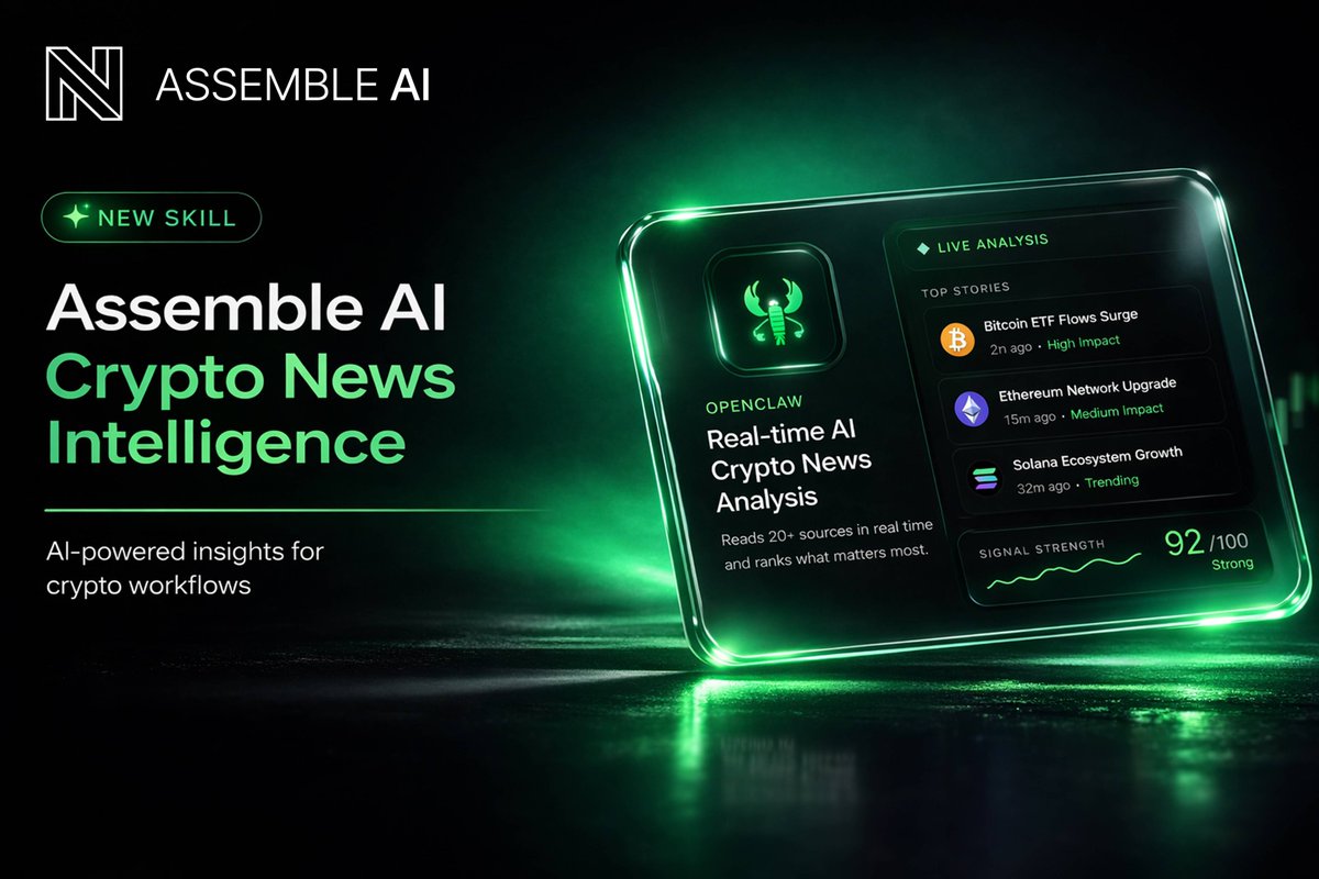 Assemble AI tweet media