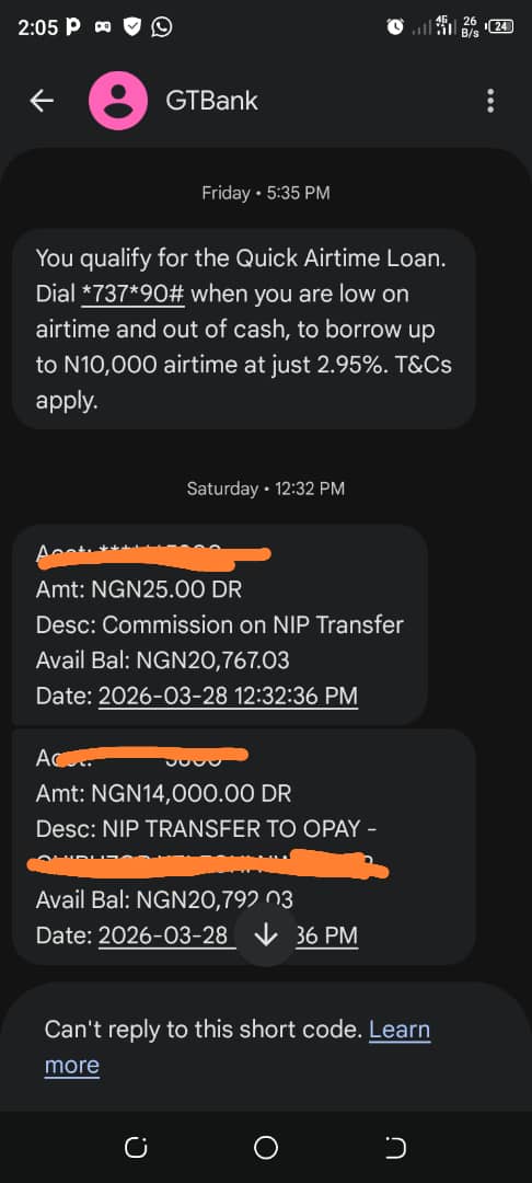 COMISSIONER's tweet photo. @theberneese Dear @gtbank Is this looting or Rubbery? 
Between 28th March to 31st match.

3 stamp dues 
Small charge &amp;
Commission

HOW?????? https://t.co/n7VMWVtL9q