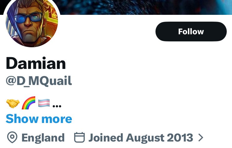 Don’t usually do this, but here’s an English BLOKE who posts stupid shit about the USA, bad mouthing our President without logic or facts. When engaged with logical retort, it (he?) attacks with insults &amp; bullshit. He has no intelligent comeback so he BLOCKS 🤣