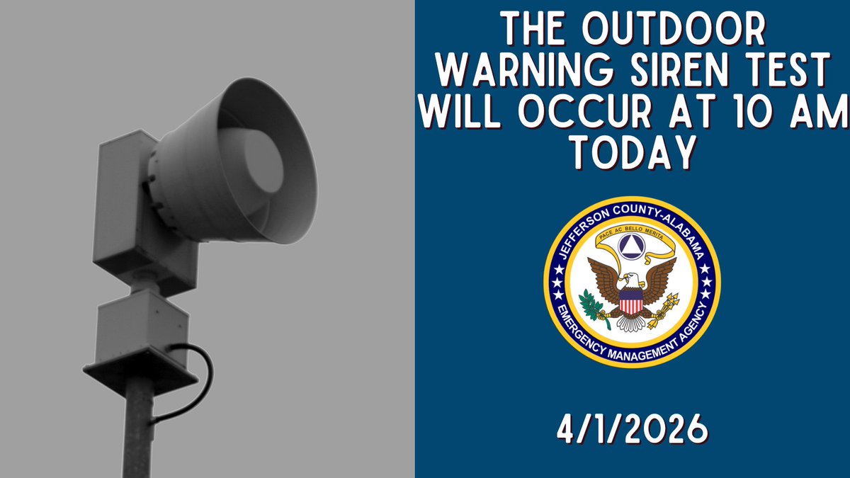 Jefferson County EMA (AL) tweet media