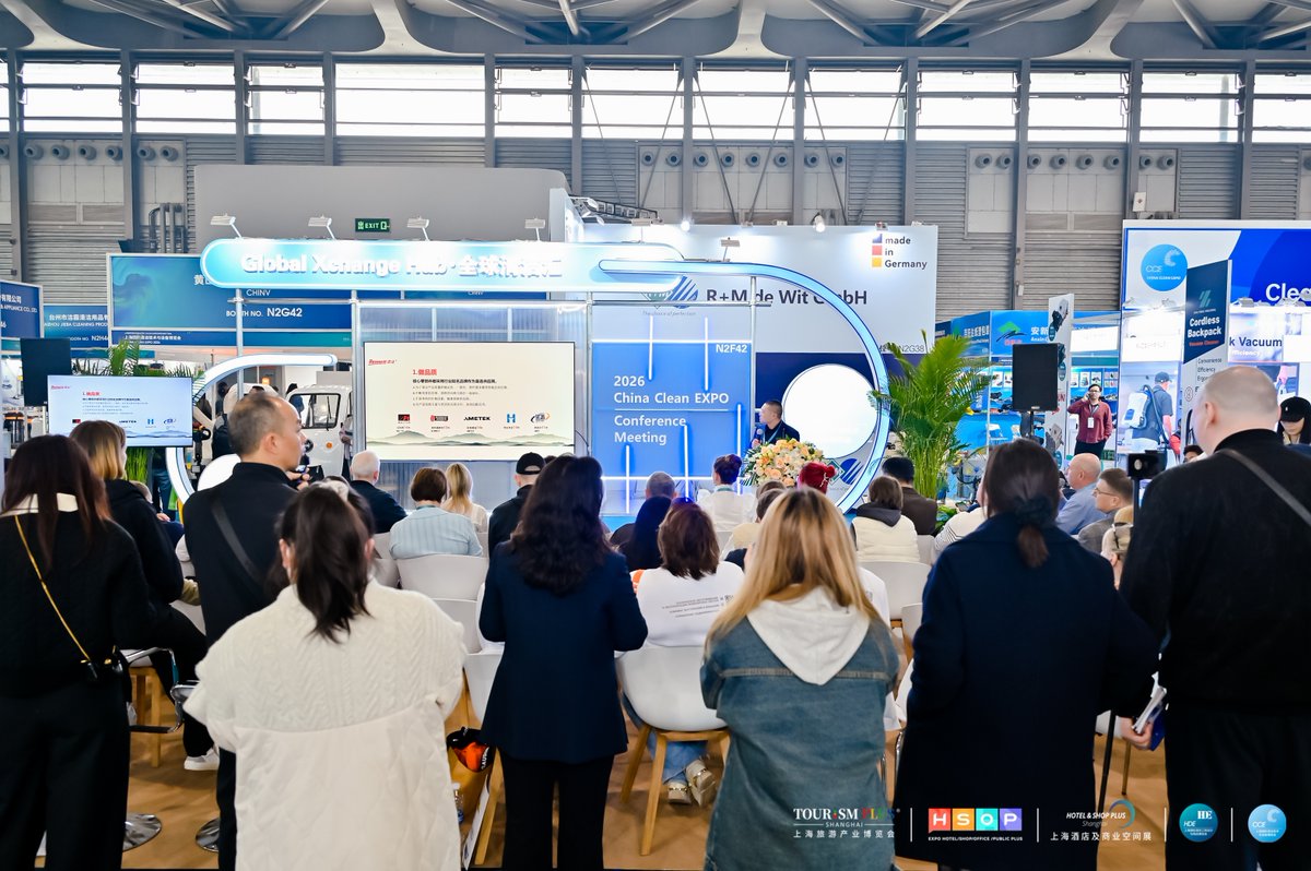 👏 Day 2 = Deep dives &amp; real connections.

Explore new product launches, join expert panels, and discover solutions that solve your toughest challenges. Don’t miss the Innovation Stage at Global Xchange Hub (Booth N2F42) today!

#CCE #ChinaCleanExpo #Cleaning #CCE2026 #Shanghai