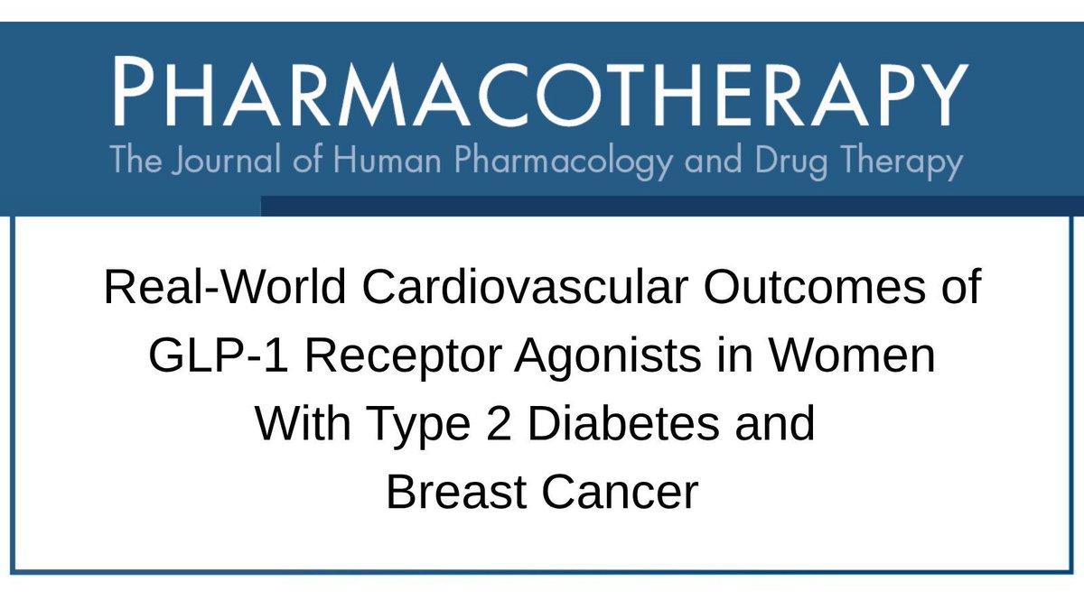 Pharmacotherapy tweet media