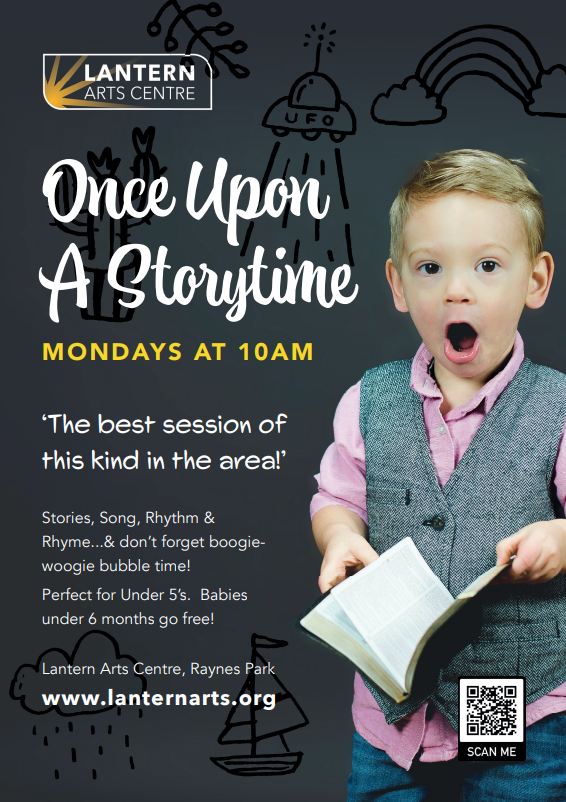 lanternarts's tweet photo. 📖Join LAC Artistic Director, Amy Phillips, for Once Upon A Storytime on Mondays at 10am, restarts Mon 13th April https://t.co/eQBaBkR4Ab

🎵Listen to stories, join in with songs &amp; rhymes &amp; dance along to boogie-woogie bubble time! 

Suitable for children from birth - 5 yrs old https://t.co/HVObAD3O45