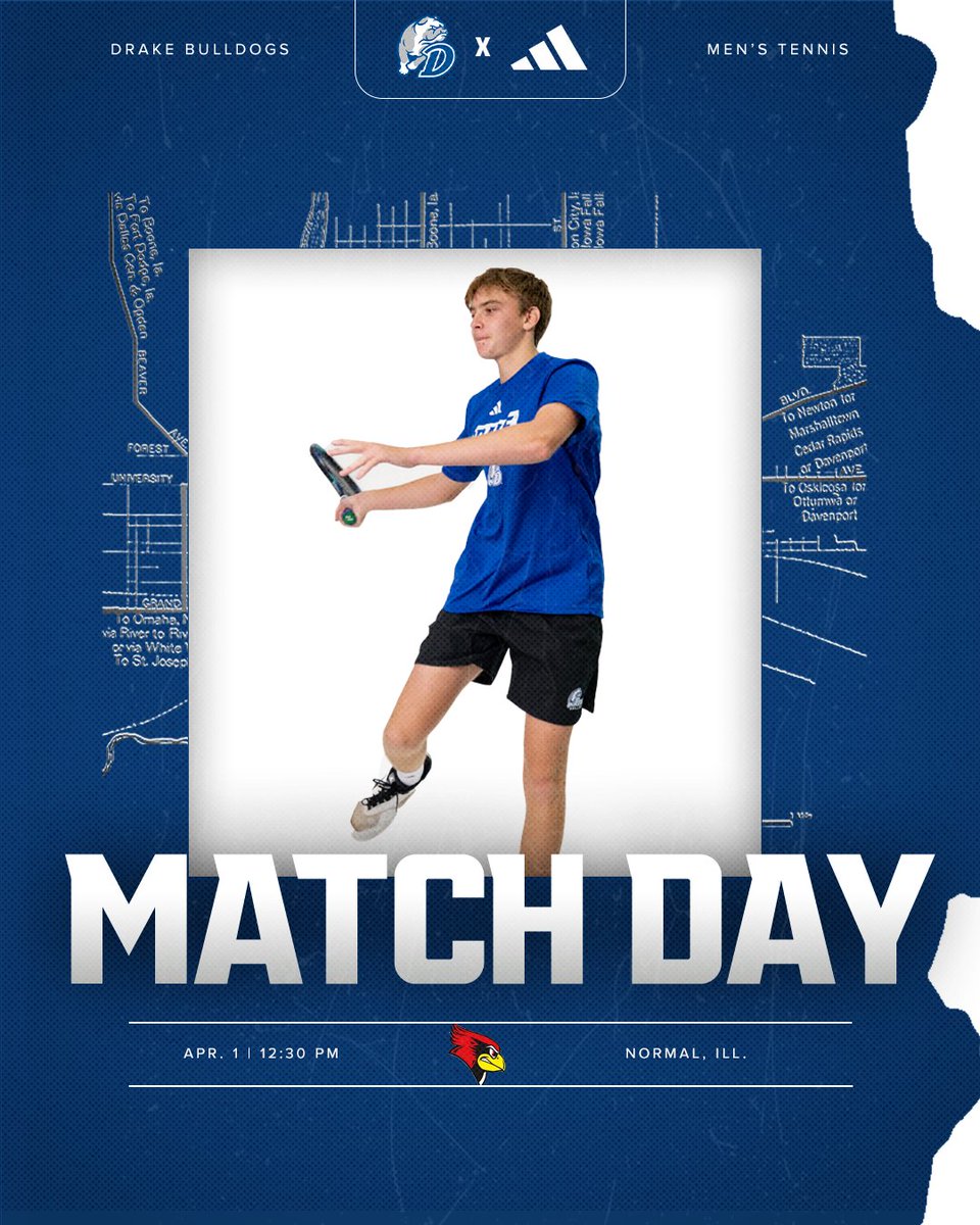 𝗠𝗔𝗧𝗖𝗛 𝗗𝗔𝗬.    
🆚<a href="/RedbirdMTEN/">Illinois State Men's Tennis</a>
⏰12:30 pm
📍Normal, ILL.
📊shorturl.at/37NbL
