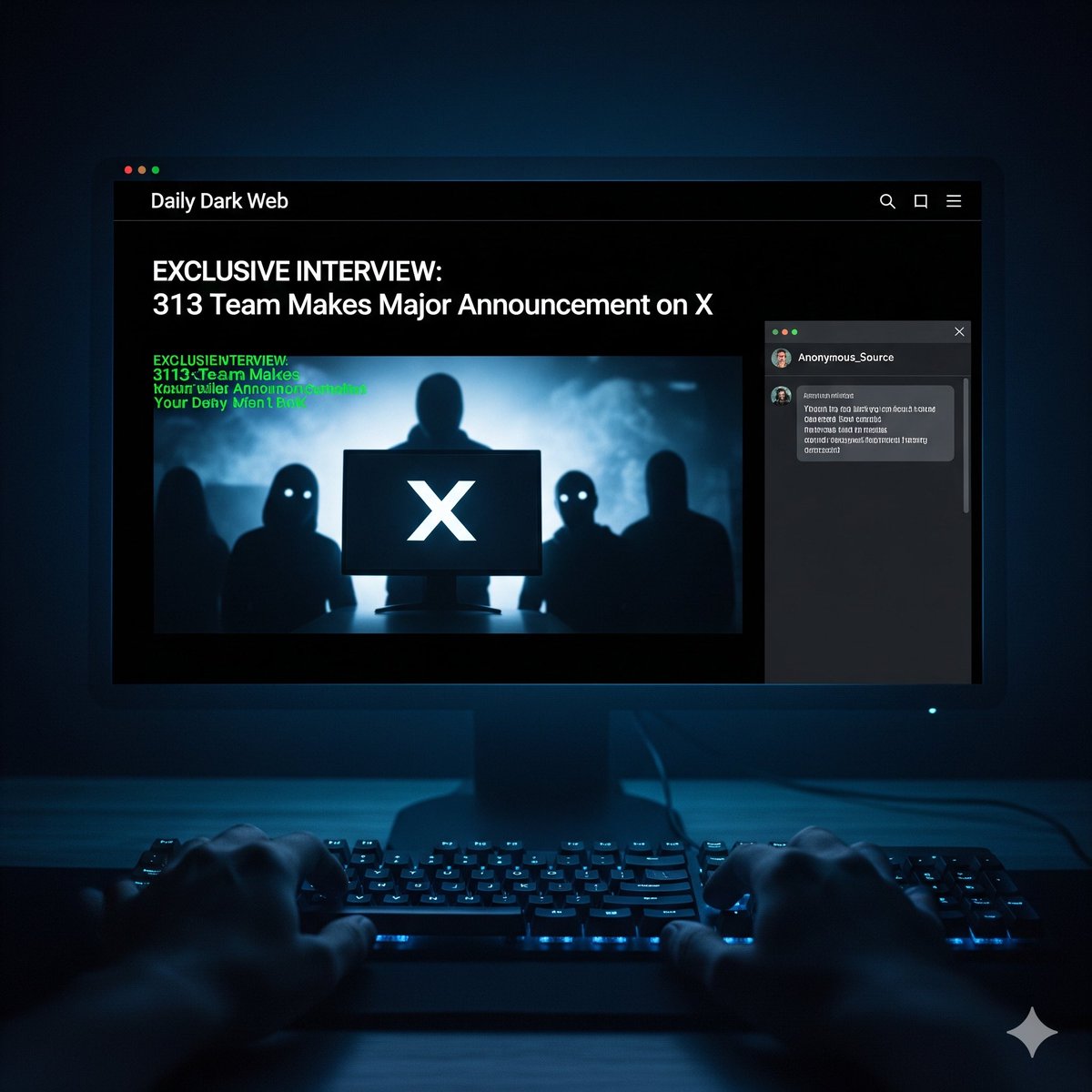 DailyDarkWeb's tweet image. 🚨 Exclusive Interview 🚨

Daily Dark Web (DDW) has conducted an interview with 313 Team.

We asked direct questions about their motivations, target selection, and claims, including difficult questions.

— DDW

#DDW #Cyber #Hacktivism #CyberSecurity #DarkWeb #Infosec