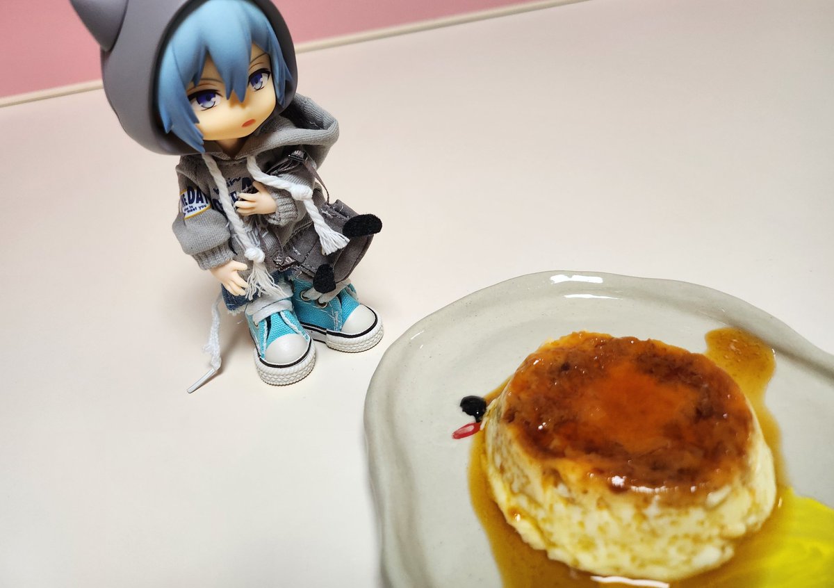 プリンを作ってみたけど、失敗した。