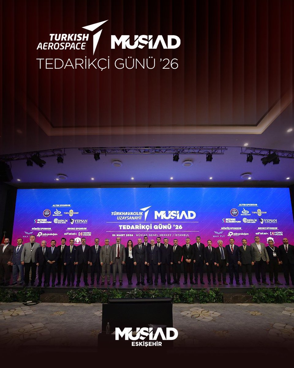 EskisehirMusiad's tweet photo. MÜSİAD ile TUSAŞ iş birliğinde gerçekleştirilen Tedarikçi Günü Etkinliği’ne, Eskişehir MÜSİAD olarak üyelerimizle birlikte katılım sağladık.

Eskişehir’imizin üretim gücünü ve sanayi tecrübesini savunma sanayimizin önemli paydaşlarıyla buluşturduğumuz bu kıymetli organizasyonda yer almaktan memnuniyet duyduk.

Başta Sayın Ömer Cihad Vardan olmak üzere; Genel Başkanımız Sayın Burhan Özdemir’e, MÜSİAD Savunma Sanayi Sektör Kurulumuza, Metal ve Maden Sektör Kurulumuza ve Makine Sektör Kurulumuza teşekkür ediyor, organizasyonun ülkemiz sanayisi adına hayırlara vesile olmasını temenni ediyoruz.