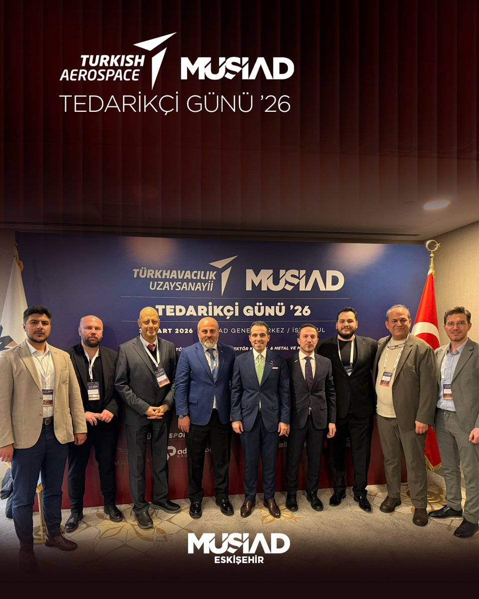 EskisehirMusiad's tweet photo. MÜSİAD ile TUSAŞ iş birliğinde gerçekleştirilen Tedarikçi Günü Etkinliği’ne, Eskişehir MÜSİAD olarak üyelerimizle birlikte katılım sağladık.

Eskişehir’imizin üretim gücünü ve sanayi tecrübesini savunma sanayimizin önemli paydaşlarıyla buluşturduğumuz bu kıymetli organizasyonda yer almaktan memnuniyet duyduk.

Başta Sayın Ömer Cihad Vardan olmak üzere; Genel Başkanımız Sayın Burhan Özdemir’e, MÜSİAD Savunma Sanayi Sektör Kurulumuza, Metal ve Maden Sektör Kurulumuza ve Makine Sektör Kurulumuza teşekkür ediyor, organizasyonun ülkemiz sanayisi adına hayırlara vesile olmasını temenni ediyoruz.