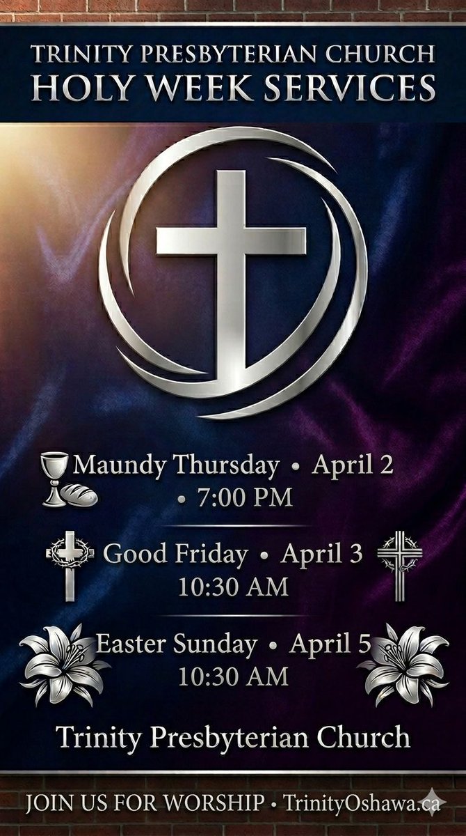 Trinity Presbyterian Church (@TrinPresOshawa) / Posts / X