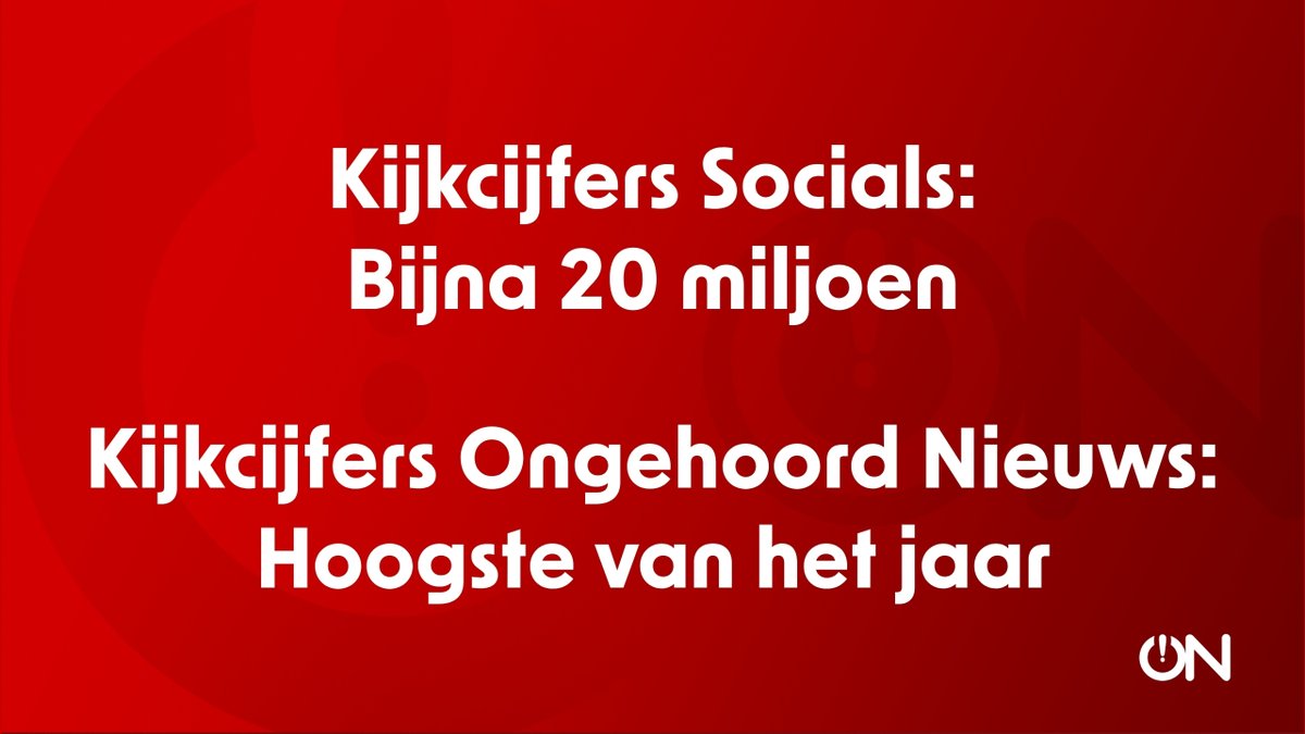 Ongehoord Nederland TV tweet media