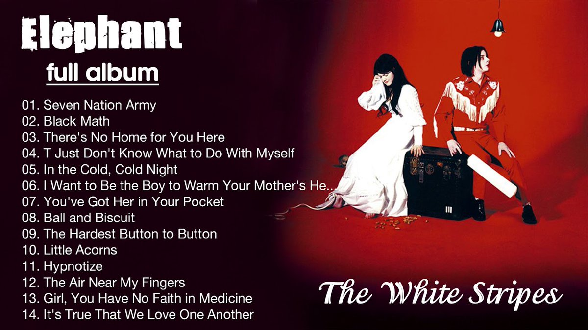 Moon_Tune's tweet image. ⚡️Elephant (2003 Album) 
🎸#WhiteStripes #BluesRock
🐘#GarageRock #PunkBlues 
🎧youtube.com/playlist?list=…