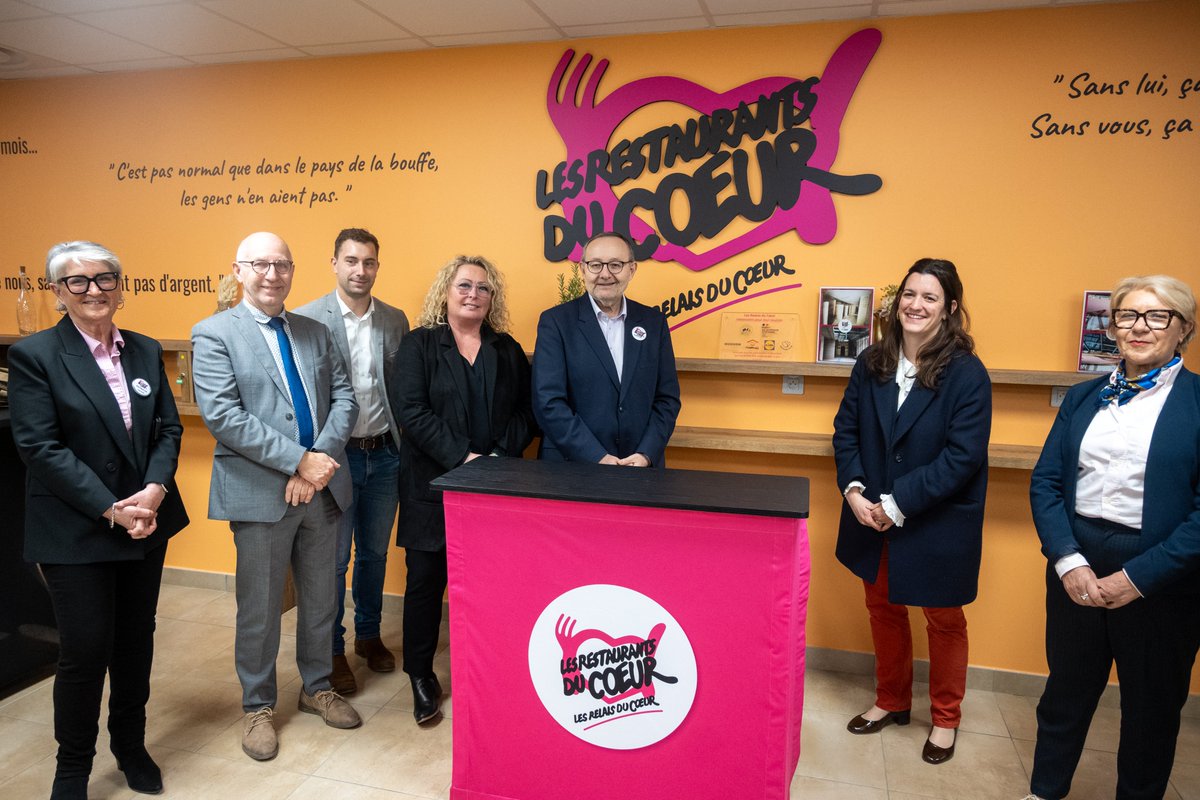 Image de Préfet de l'Aude - #Solidarité | Un nouvel accueil de jour des Restos du Cœur à Carcassonne dédié aux personnes en situ