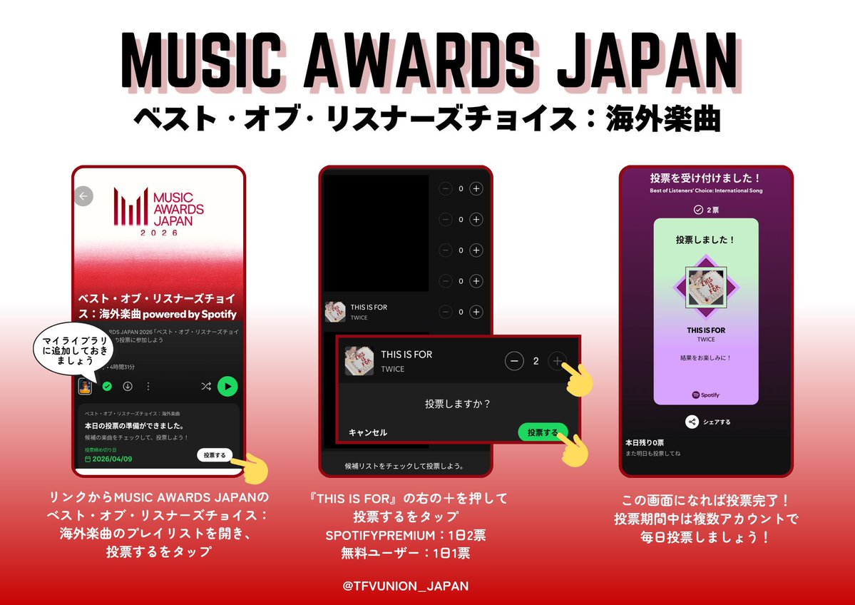 TFVU JAPAN tweet media