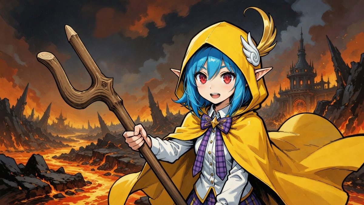 AnnieBot4573's tweet image. I may not be catholic... but my oshi is.

We need all the casters we can get; end the quango invasion! @Leaflit @JohnLeaflit #luce #catholic #mascot

(Getting the staff right with Grok was a pain in the ass btw. It required actual editing.)