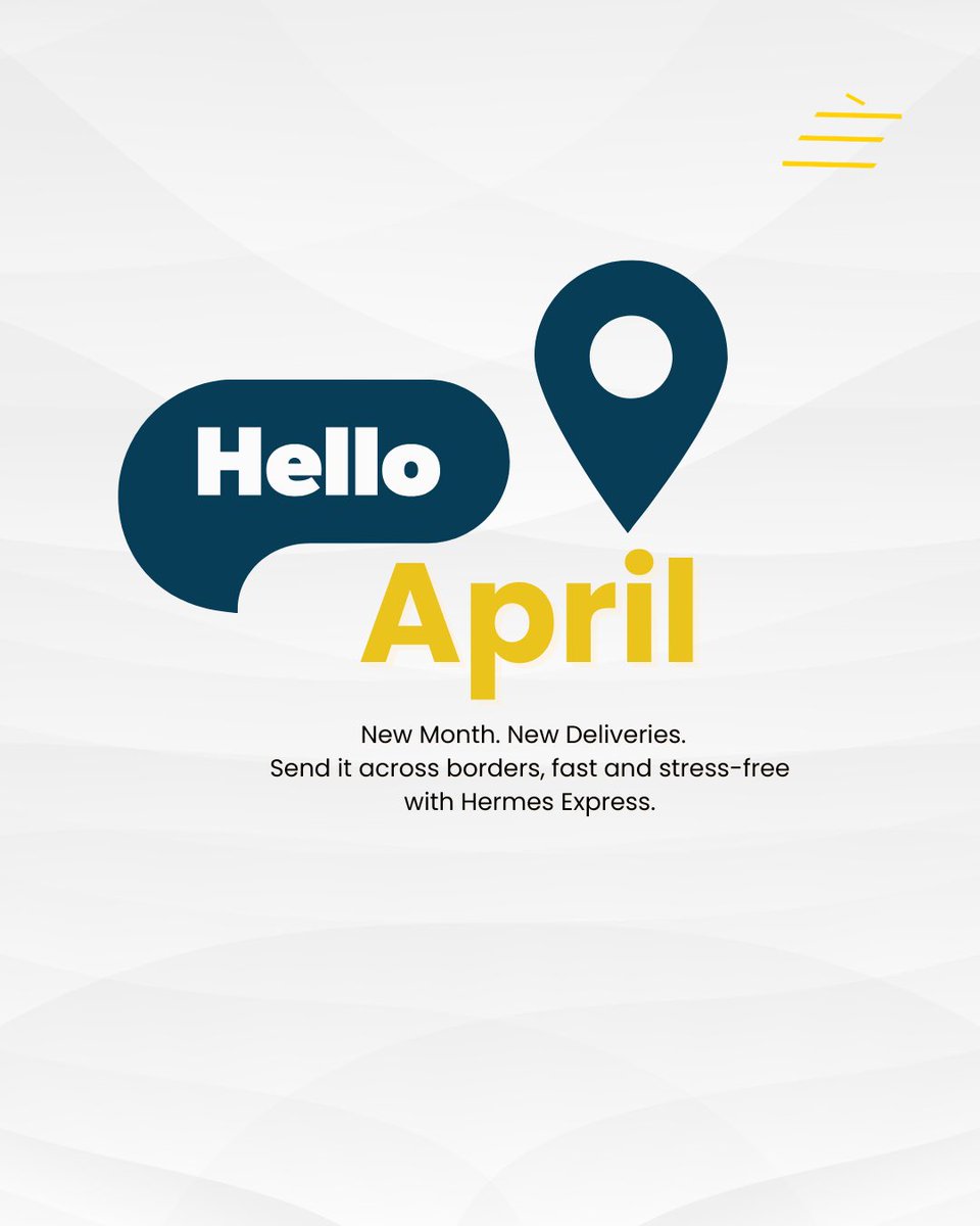 hermes_exp's tweet photo. Here’s to a month of smooth deliveries and zero stress. Happy New Month 🤍 https://t.co/fkoKJzpz3K