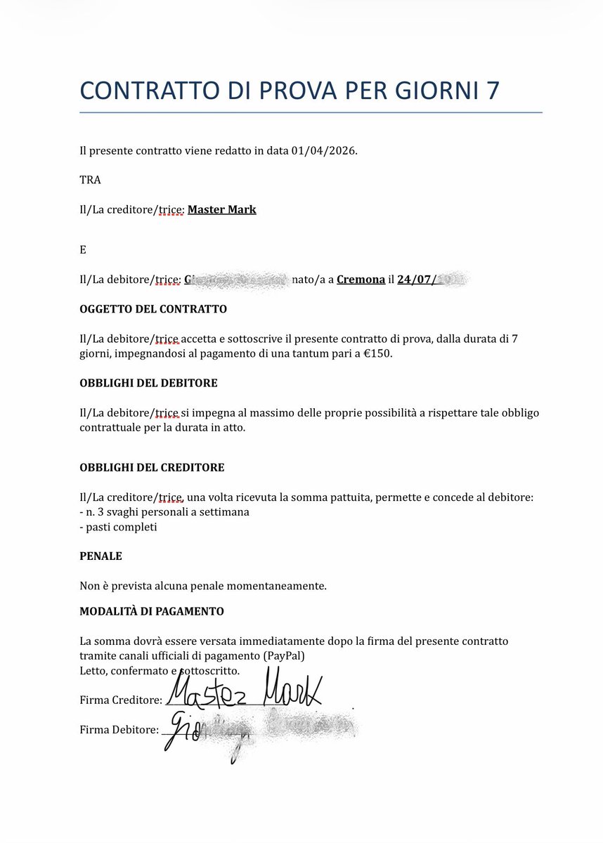 CashMasterMarko's tweet photo. Contratto firmato e depositato✅
Altra proprietà acquisita 😈 https://t.co/OvIwUkhFK2