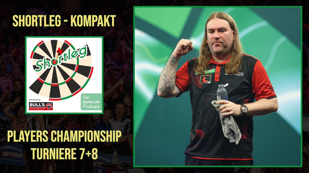 dartn_de's tweet photo. +++ Shortleg Kompakt - Players Championship 7 &amp; 8 +++

🎯 PL Spieltag 8
🔎 Players Championship 7+8
🇩🇪 Challenge Tour
🌍 Dart aus aller Welt (mit Samsener Storchen Cup)

🎙️: @singlebulldarts &amp; @ScherpDarts

➡️ https://t.co/CPgnmUDJxQ + überall, wo es Podcasts gibt

#darts #dartzn https://t.co/yf2pOILNW1