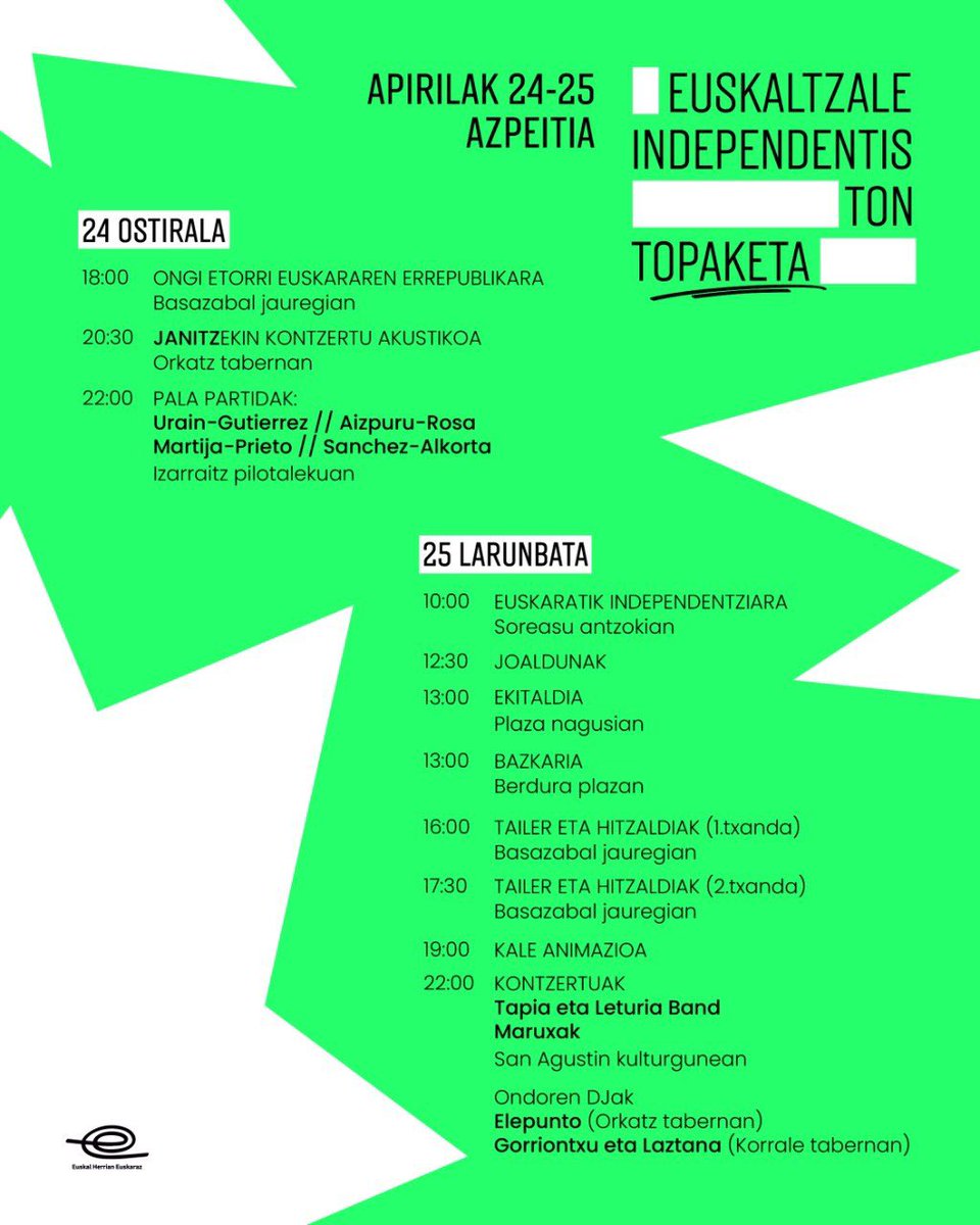 Euskal Herrian Euskaraz tweet media