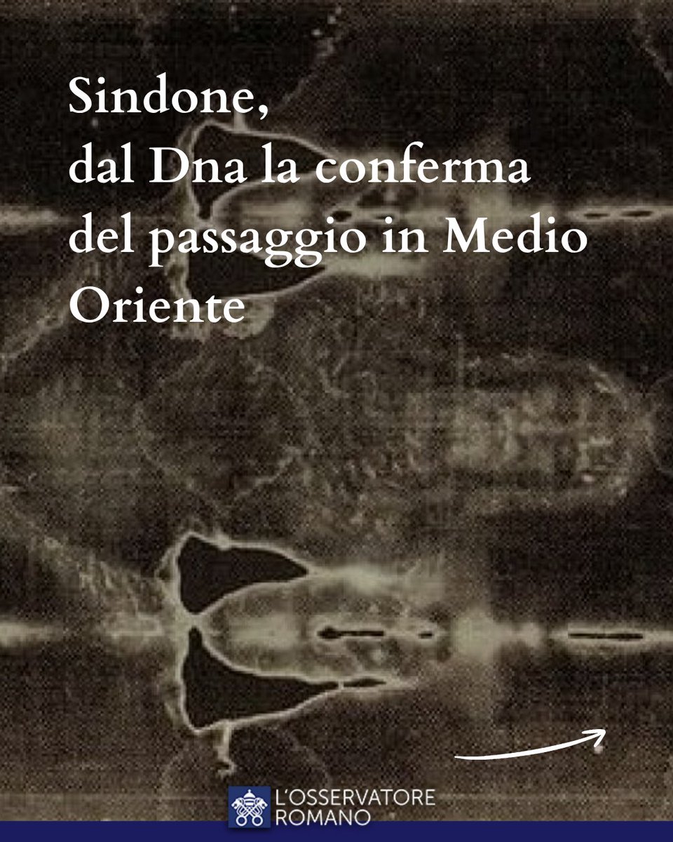 oss_romano's tweet photo. Sindone: dal Dna la conferma del passaggio in Medio Oriente
I risultati di un nuovo studio condotto dal professore Barcaccia
https://t.co/owY8KulBW7 https://t.co/5oa1beeFG3
