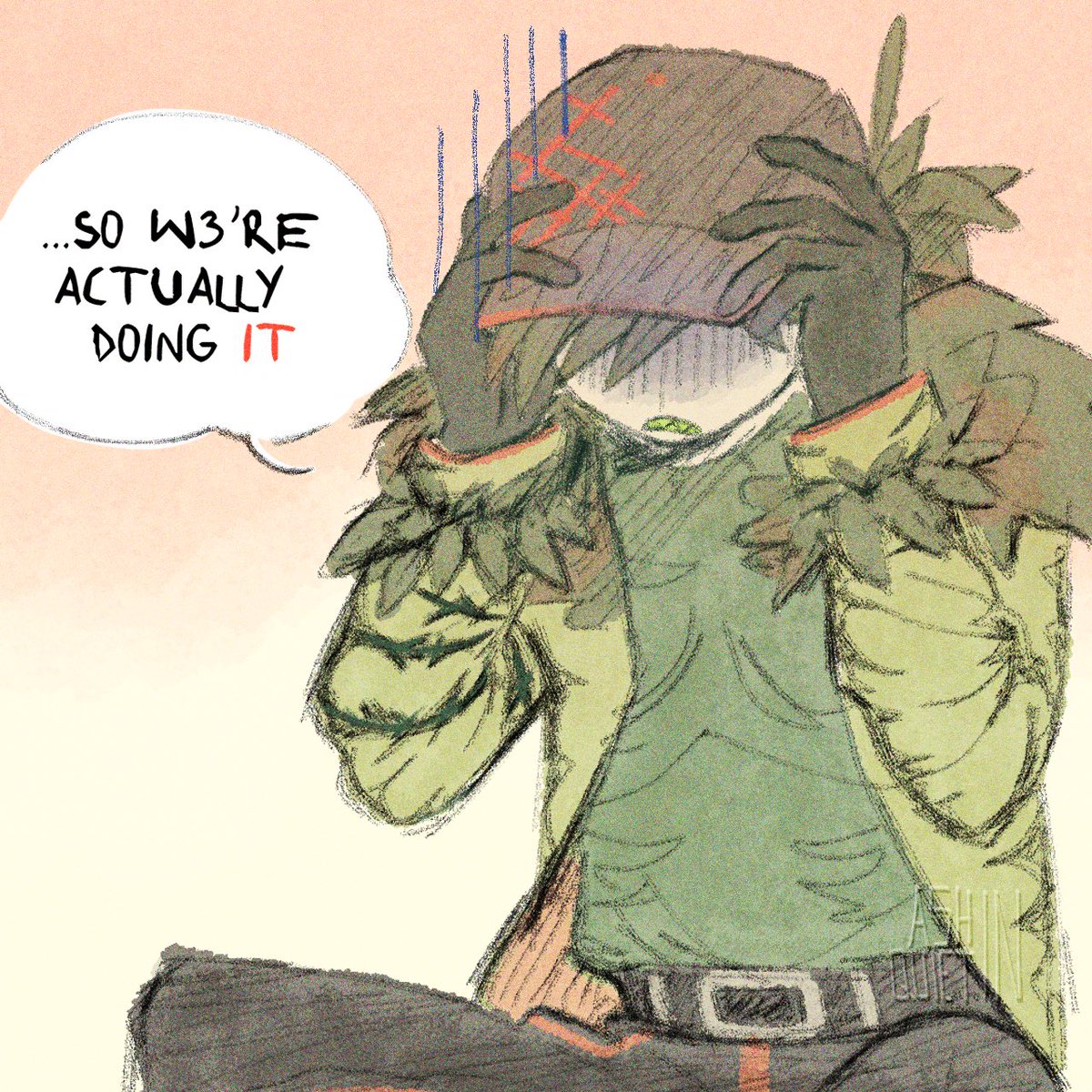 ash_in_quiet's tweet image. First time drawing kissing scene I kinda nervous
(1/3)
#Toxichero #blocktales