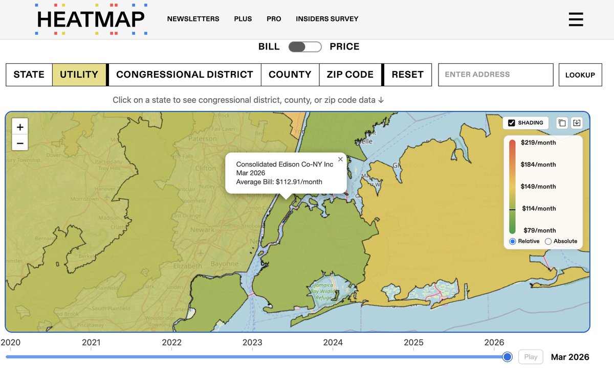 Think Energy Rates Ct The Electricity Price Hub is a collaboration between @heatmap_news ...