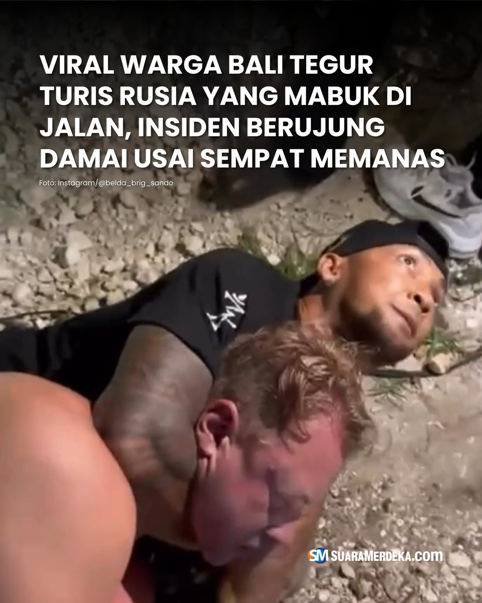 suaramerdeka's tweet photo. Sebuah video yang beredar luas di media sosial memperlihatkan insiden antara seorang petinju lokal dan turis asing di Bali. Peristiwa tersebut langsung menjadi perhatian publik karena memperlihatkan ketegangan di ruang publik.
#suaramerdeka #bali #bule #turisasing https://t.co/h2sz1UKXyM