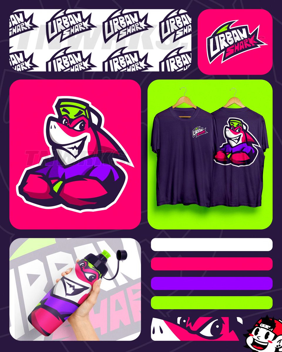 tnwrks's tweet image. URBAN SHARK Mascot Logo | AVAILABLE 🦈

✅ Color Change
✅ Text Change
✅ Source Files

Files included:
PSD PNG AI

If you need one, just message me! 👌

#mascotlogo #gaminglogo #esportslogo #logo #branding