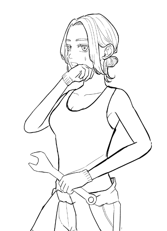 気分転換の女体化🐶wip