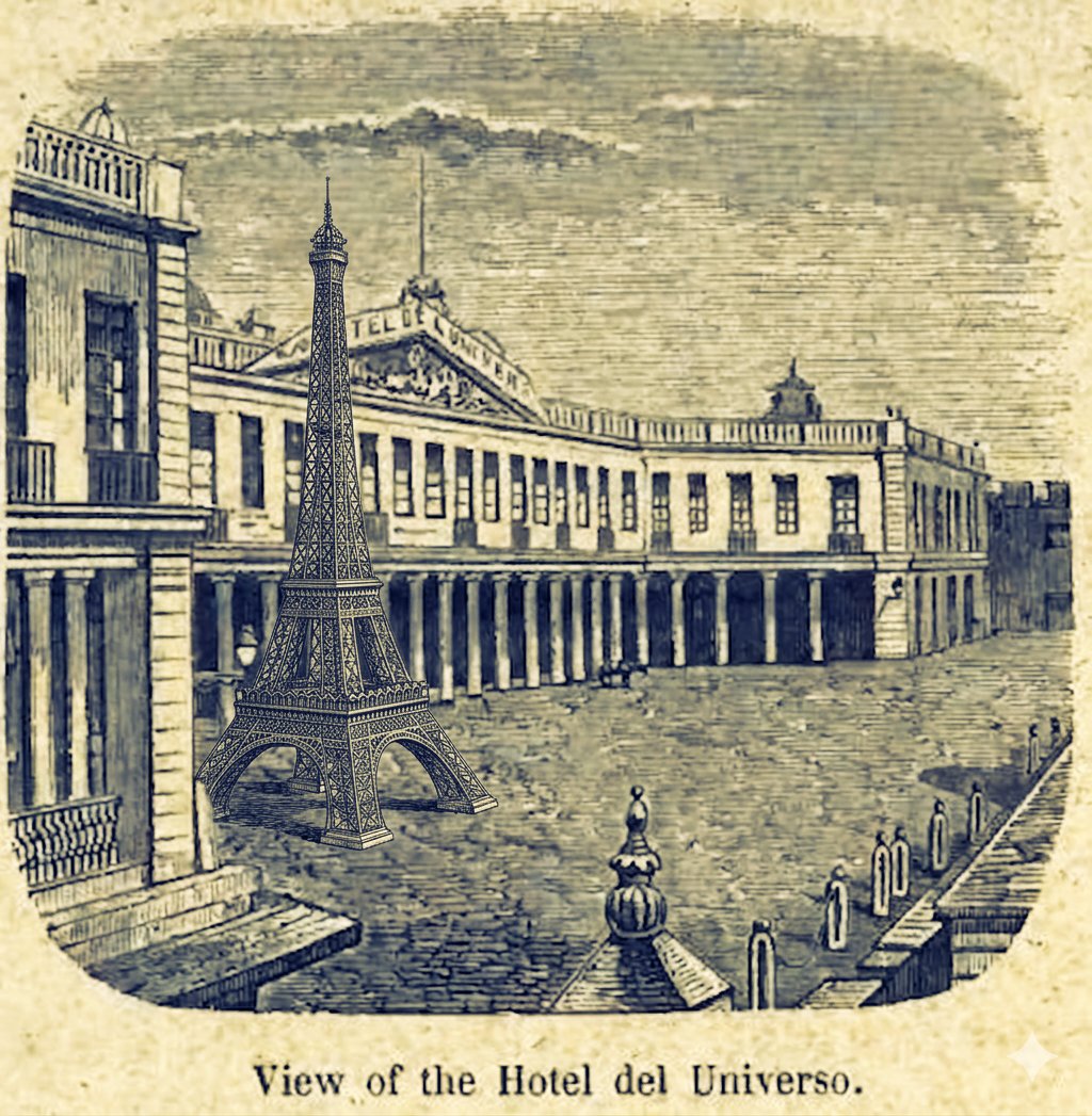 La Torre Eiffel de Lima. 
Durante la celebración de los 100 años de la Revolución Francesa en julio de 1889 la colonia francesa en nuestra ciudad decidió celebrarlo a lo grande. Entre otras actividades hicieron construir una réplica de la Torre Eiffel de 15 m de altura que fue