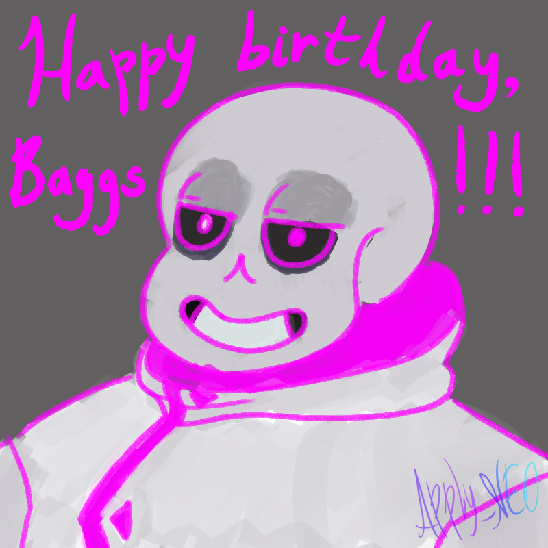 fbultaceeva's tweet photo. Happy birthday, Baggs

Baggs by @/megalommi
Lazy art by me

#undertale_au #utmv #utmv_fanart #undertale #dr_baggs #megalosomnia https://t.co/YpNfnRyg2w