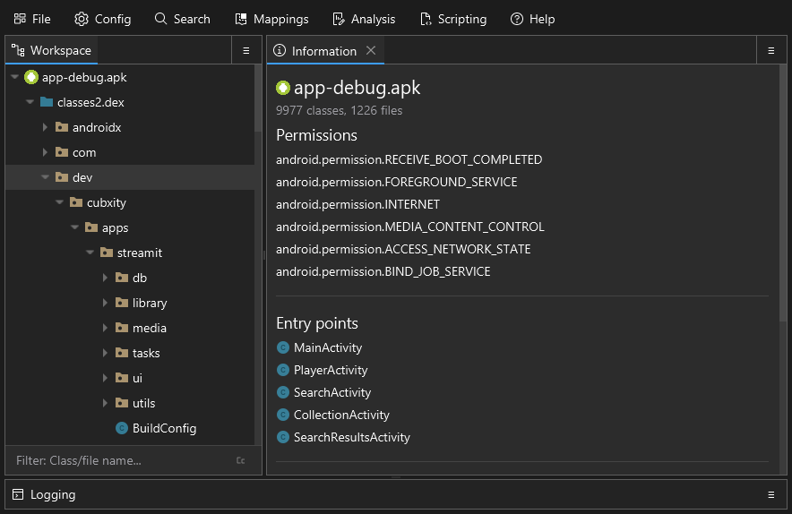 invokecoley's tweet photo. Reworked how Recaf handles Android content. We still don't have full assembler support but major strides in everything else have been made. https://t.co/ExMjJu32ai