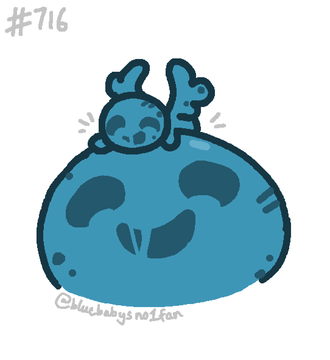 bluebabysno1fan's tweet image. daily blue baby #716
#tboi #mspaint