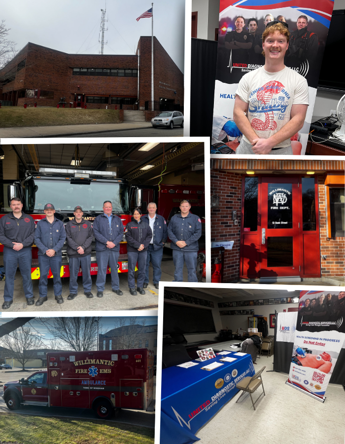 UDSHealth's tweet photo. Great day with the Willimantic Fire Department! 🚒 We completed Phase 1 screenings for 12 members, prioritizing early detection and proactive wellness.
Thank you to the Willimantic team for your hospitality and commitment to safety! 🩺🛡️
#WillimanticFire #EarlyDetection https://t.co/hX2WorCuqI