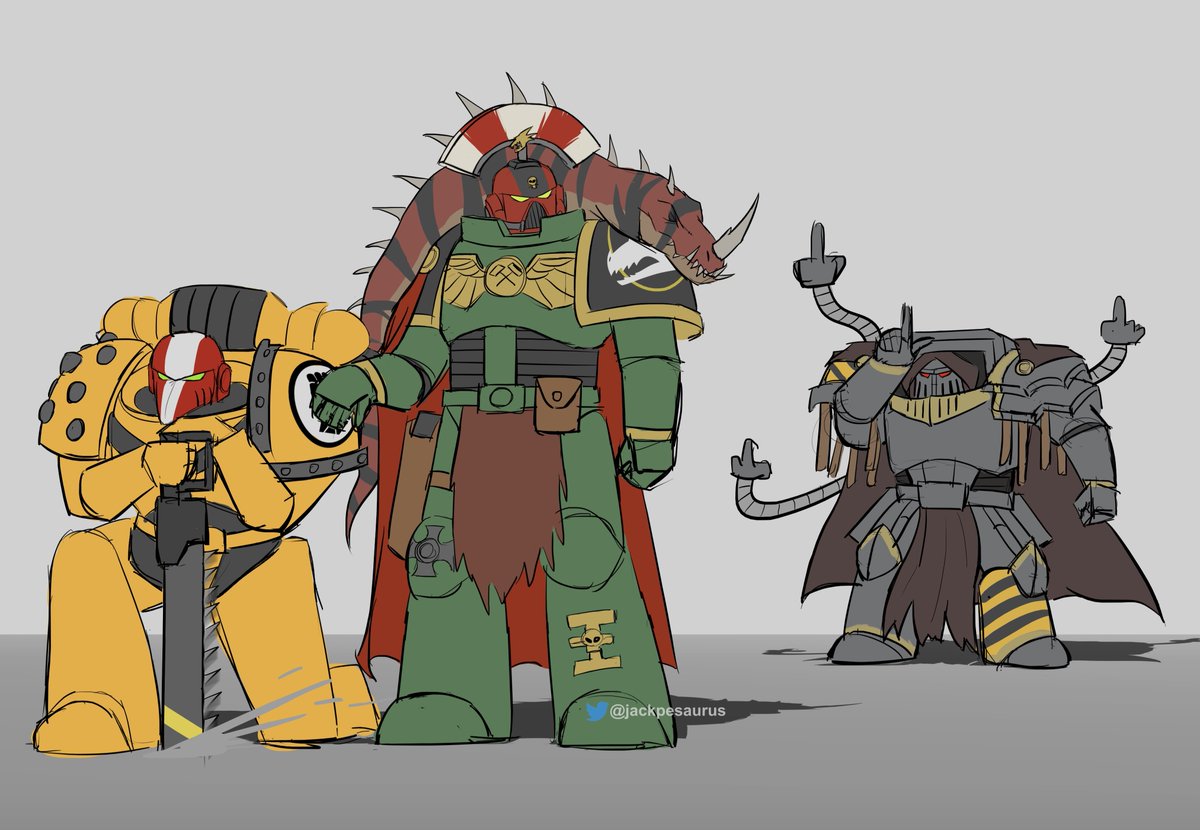 Me and <a href="/lajaibasalvaje/">John KASRKIN</a> still waiting for our dads to come back meanwhile <a href="/JcMortar/">MortarJC</a> finally got his milk.