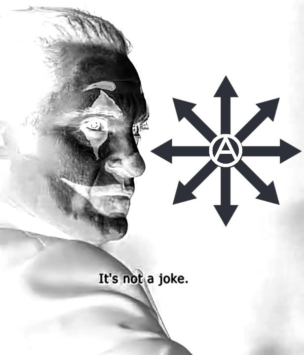 AnarchyorDeath1's tweet image. The joke is that these mfers think they're free. 

No nation or system can grant you freedom. 

You were born with it, then bit by bit, they stole it from you.

Only you can reclaim it.

#AprilFooolsDay 
#Joker
#NoMasters
#Anarchy