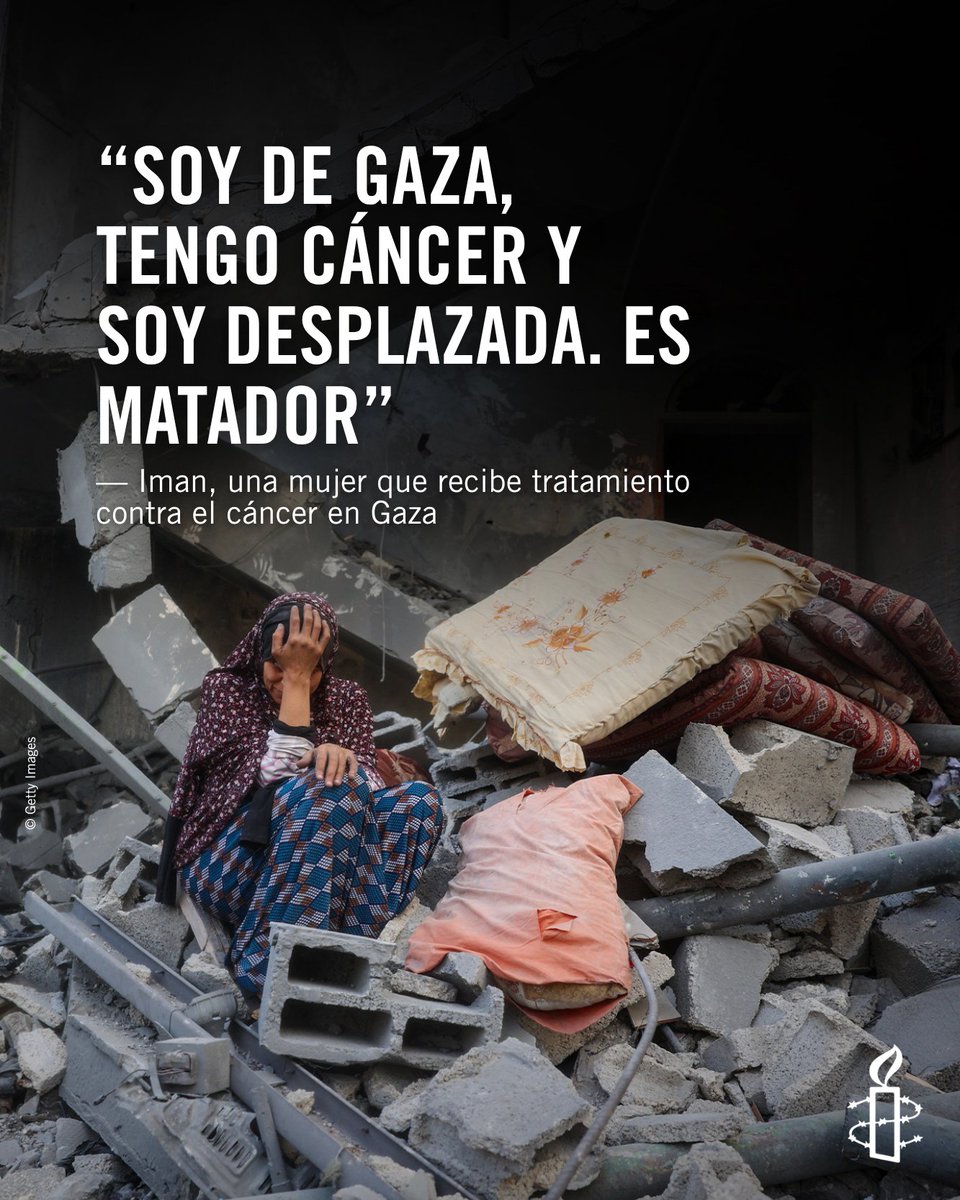 El genocidio que Israel sigue perpetrando ha llevado al límite a las mujeres y niñas palestinas de la Franja de Gaza ocupada. Esto no es una consecuencia desafortunada de la guerra; es un acto de guerra deliberado dirigido contra las mujeres y las niñas: amn.st/6015B6Y0h1.