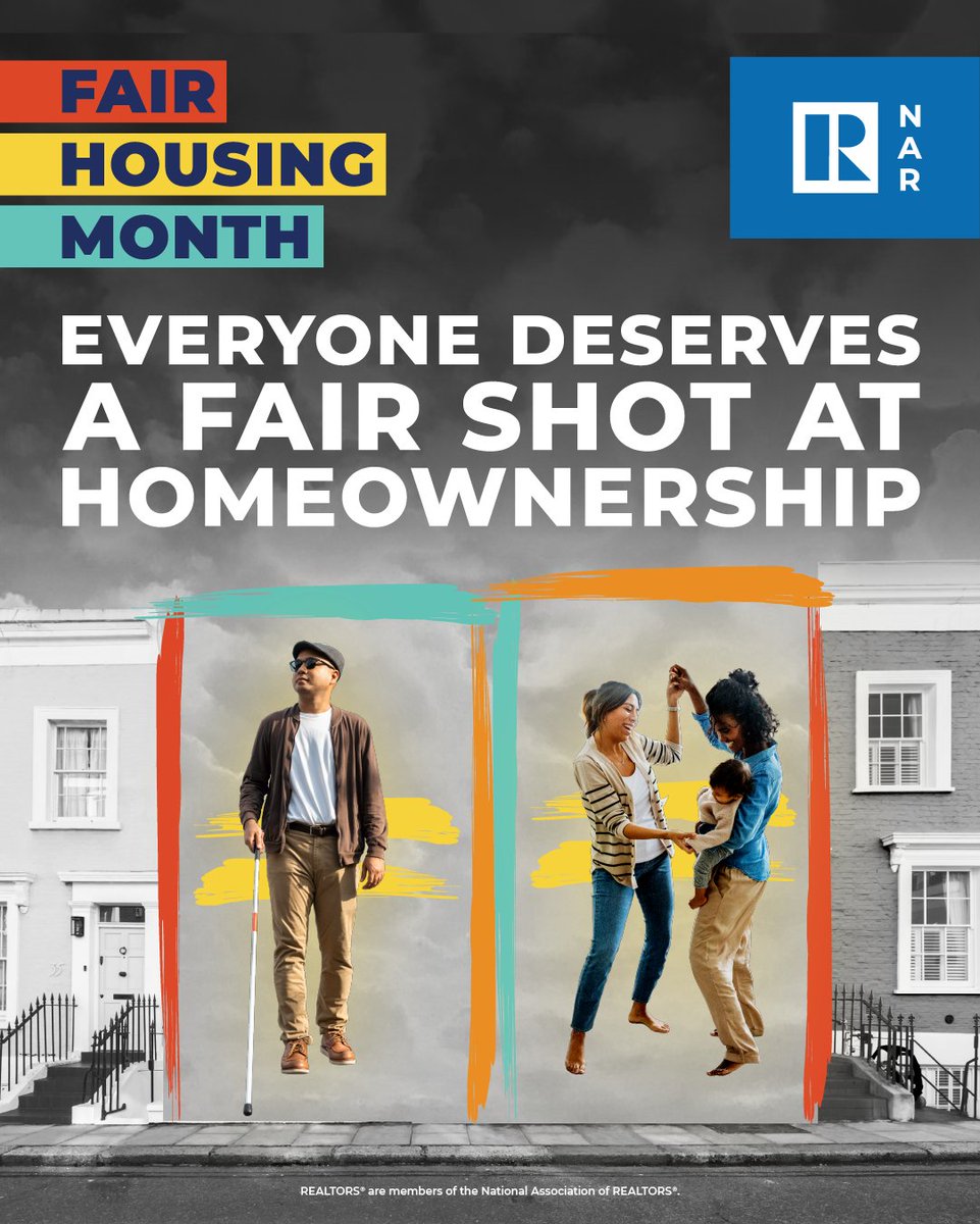 wirealtors's tweet photo. April is Fair Housing Month! REALTORS® play a key role in building thriving, inclusive communities. Reflect on our history, repair disparities and renew your commitment to fair housing with these #FairHousingMonth resources: https://t.co/NQYswIqYJ0 https://t.co/GnpgqMx5YX