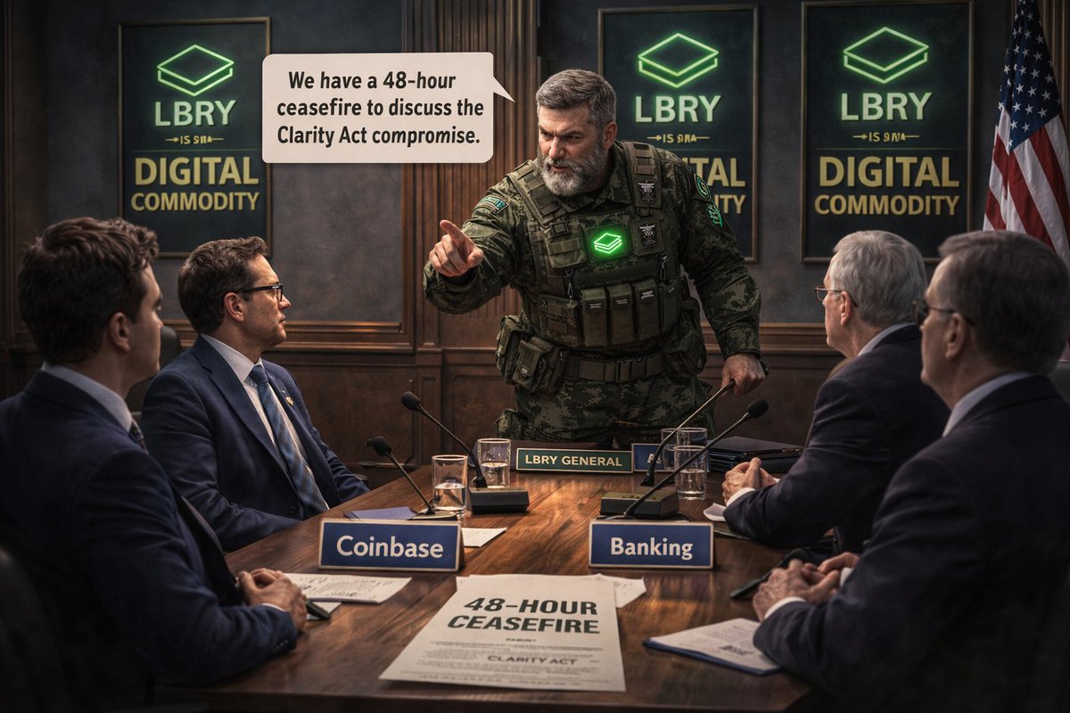 The room is quiet but the message isn’t. #LBRY is a digital commodity. 48-hour ceasefire time to choose clarity.