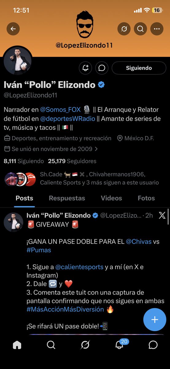 JorgeNavar22731's tweet photo. @LopezElizondo11 @Chivas @calientesports #MasAccionMasDiversion https://t.co/dgJ39weWCj