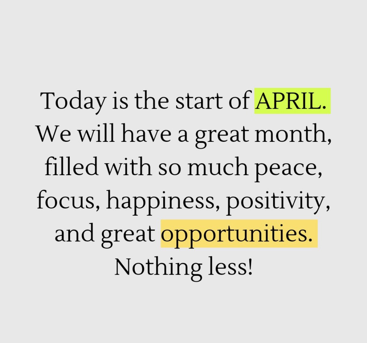 CoachCabralHuff's tweet image. #WisdomWednesday
Start April strong with a daily dose of confidence. Confidence is created by what we do, say, and think on a consistent basis. New month, new goals, same grind! 
#LetItMarinate