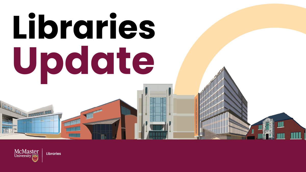 McMaster Libraries tweet media