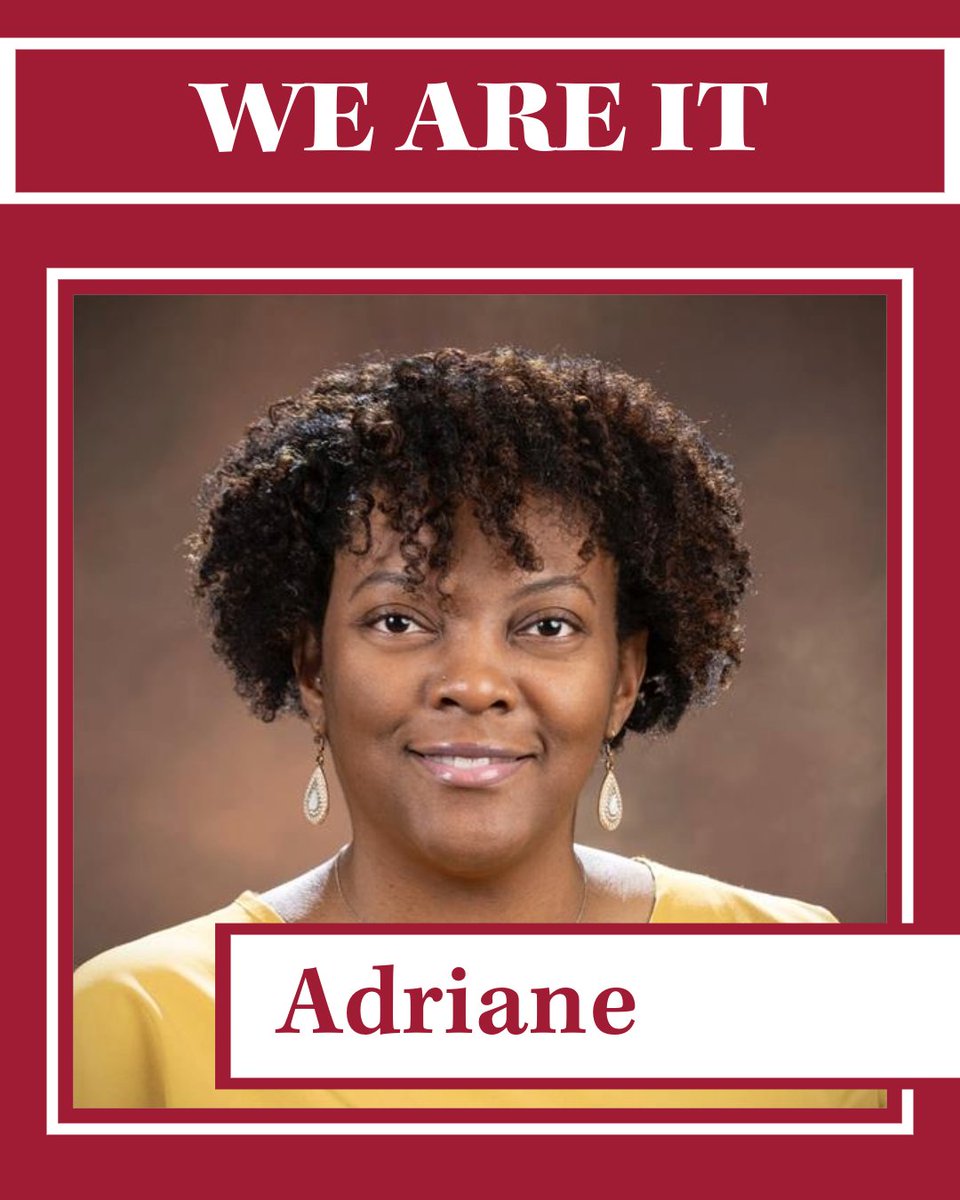 OITatUA's tweet image. Meet Adriane, an Instructional Technologist III with the Center for Instructional Technology. Adriane helps handle the behind-the-scenes of technology in classrooms. The University of Alabama Office of Information Technology is thankful to have Adriane. #WeAreIT