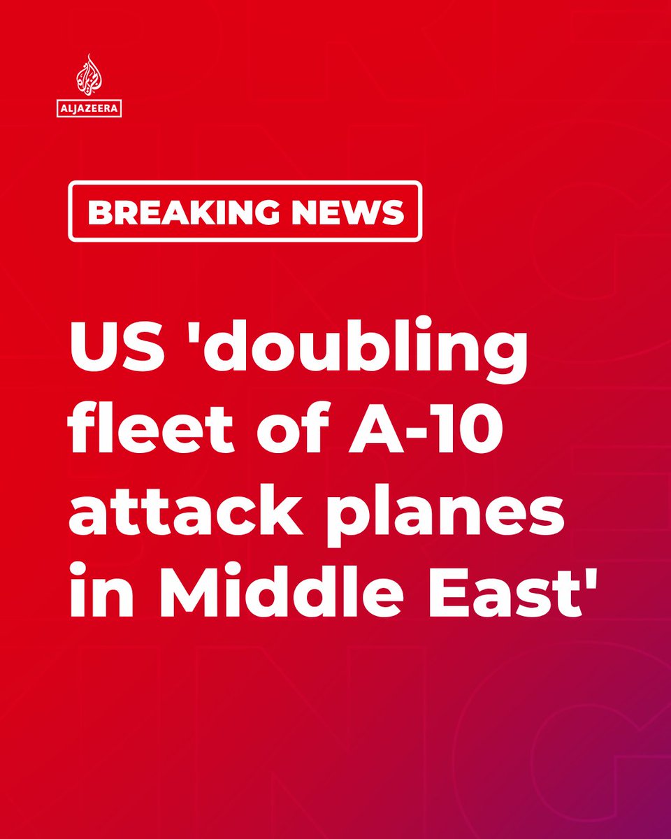 Al Jazeera Breaking News tweet media